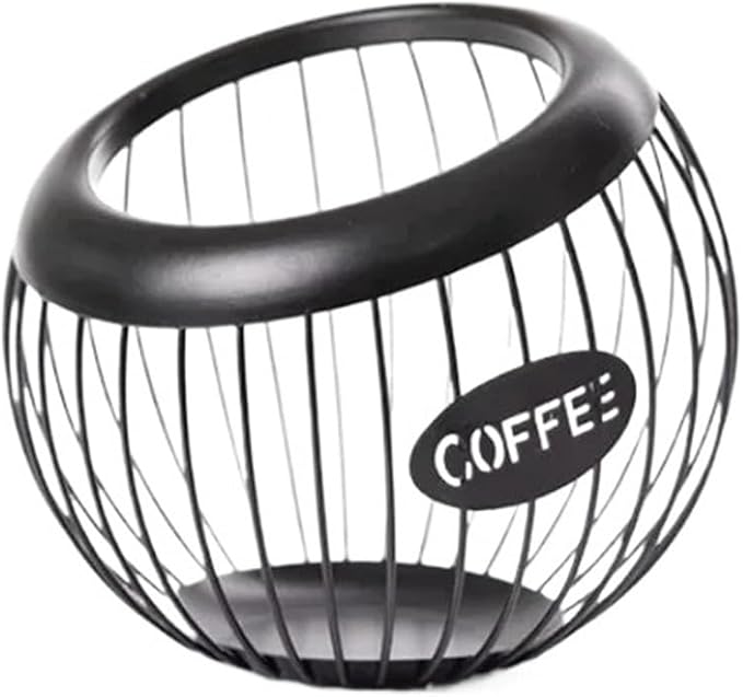 Iron Coffee Capsule Holder Fruit Snack Storage Rack Multifunctional Hollow - Image 5
