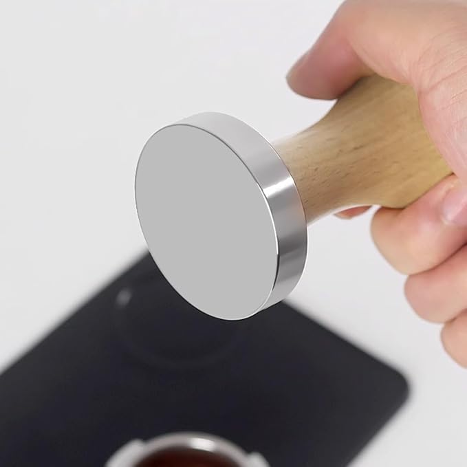 Coffee Tamper, Stainless Steel Espresso Coffee Bean Press Base Espresso Tamper - Image 4