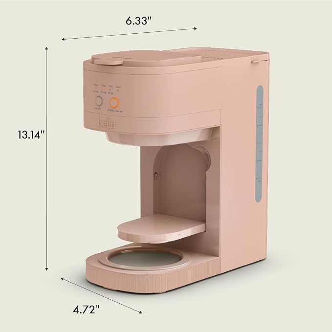 BELLA VersaBrew 2-in1 Coffee Maker, K-Cup compatible, Brew 3 Sizes Carafes & - Image 7