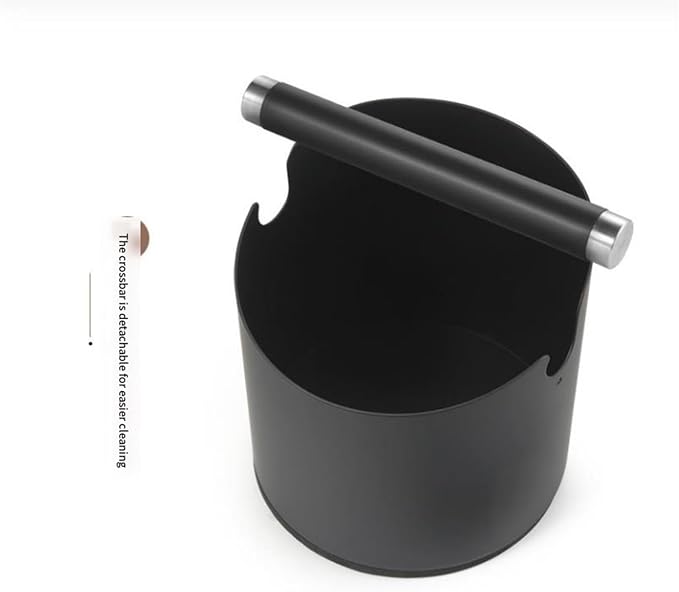 Small Round Stainless Steel Espresso Knock Box - Image 7