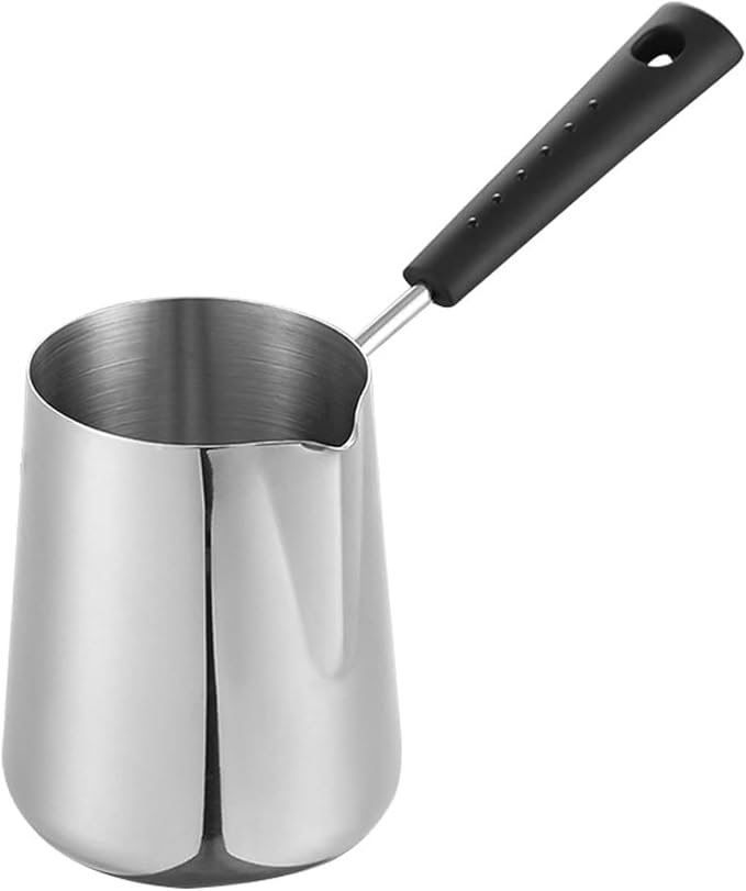 Milk Butter Warmer Pot, 20oz/600ml Turkish Coffee Pot, Stovetop Chocolate by GORDONSELECTION