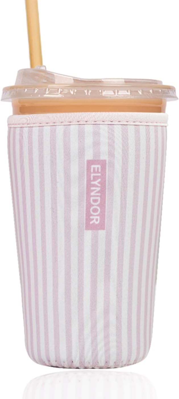 Reusable Insulated Sleeve for Iced Coffee Cup, Coffee Neoprene Sleeve for Cold by Unknown