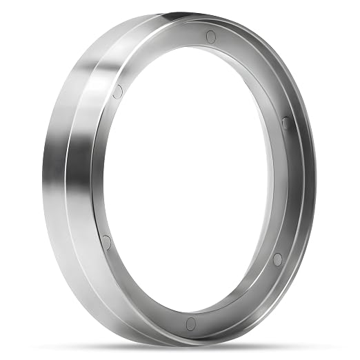 58mm Magnetic Dosing Funnel, Stainless Steel Dosing Ring Espresso Coffee by Unknown