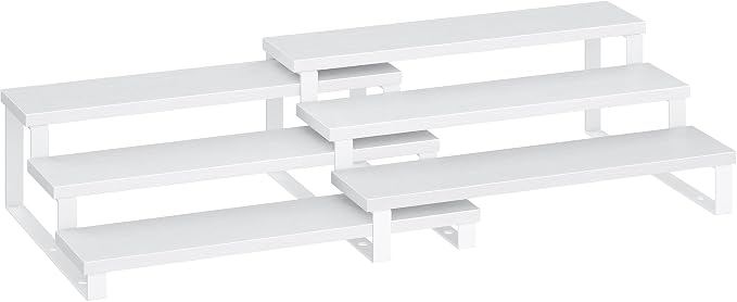 SONGMICS Display Risers, 3-Tier Cupcake Stand Holder, Spice Rack, Shelf Risers by Unknown