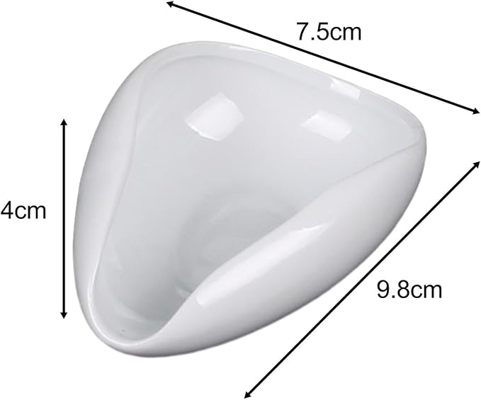 MagiDeal Coffee Bean Weighing Bowl Ceramic Single Dosing Tray Coffee Powder - Image 5