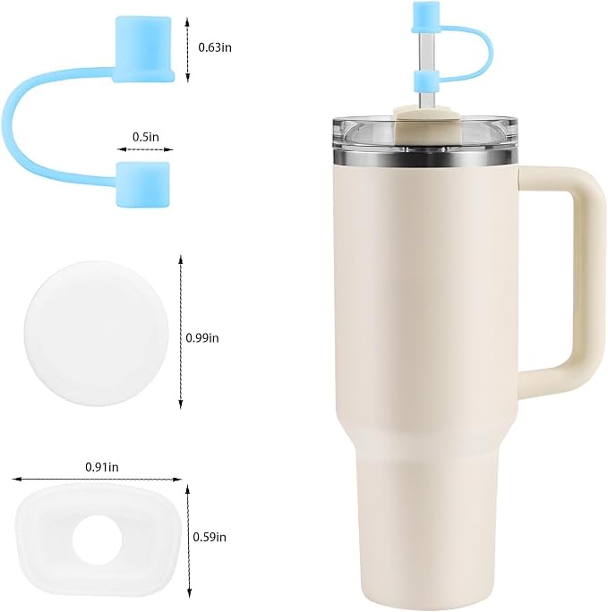 MOLOSLEEVE 21 Colors Straw Toppers Include A Set of Leak-proof Plugs, - Image 3