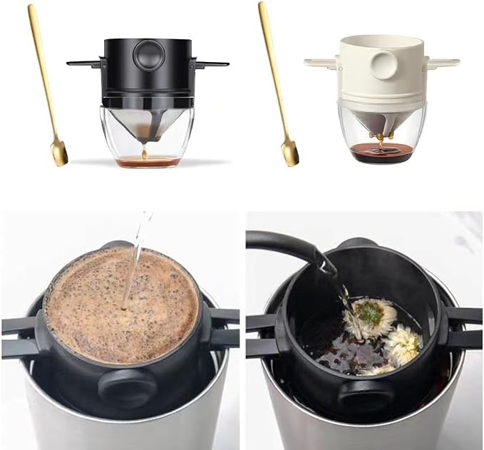 Reusable Steel Coffee Filter Funnel - Image 5