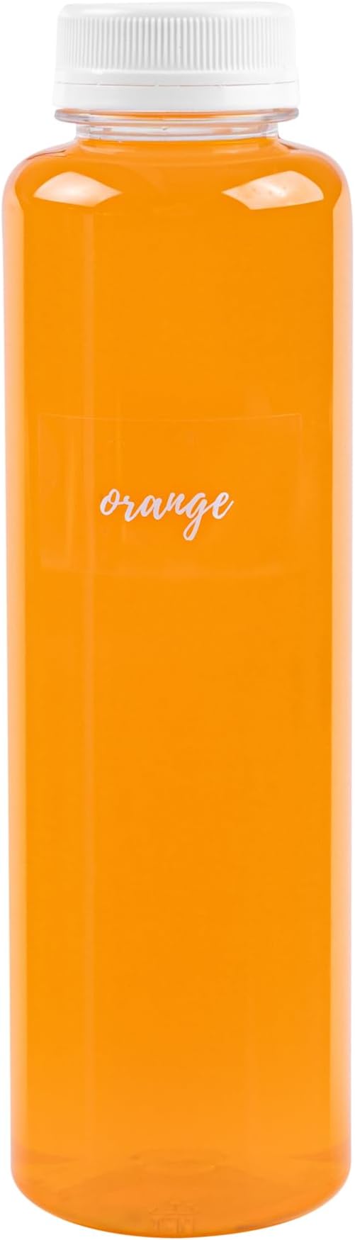 Restaurantware Label Tek 1.9 x 1 Inch Orange Juice Bottle Labels 100 - Image 2