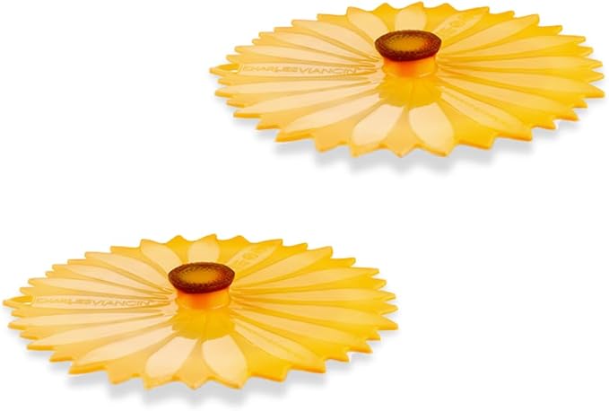 Charles Viancin Sunflower Drink Cover Set/2 by CharlesViancin