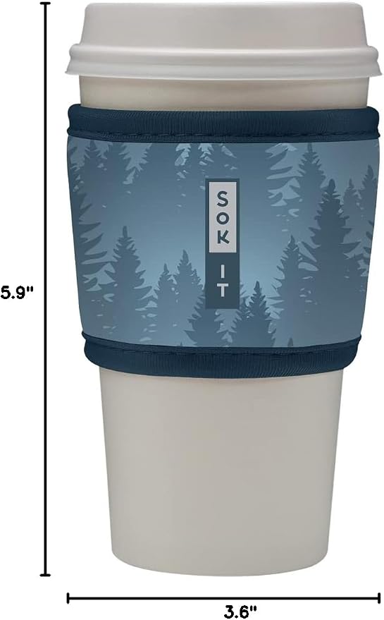 Sok It HotSok Coffee & Tea Reusable Insulated Neoprene Cup Sleeve - Image 7