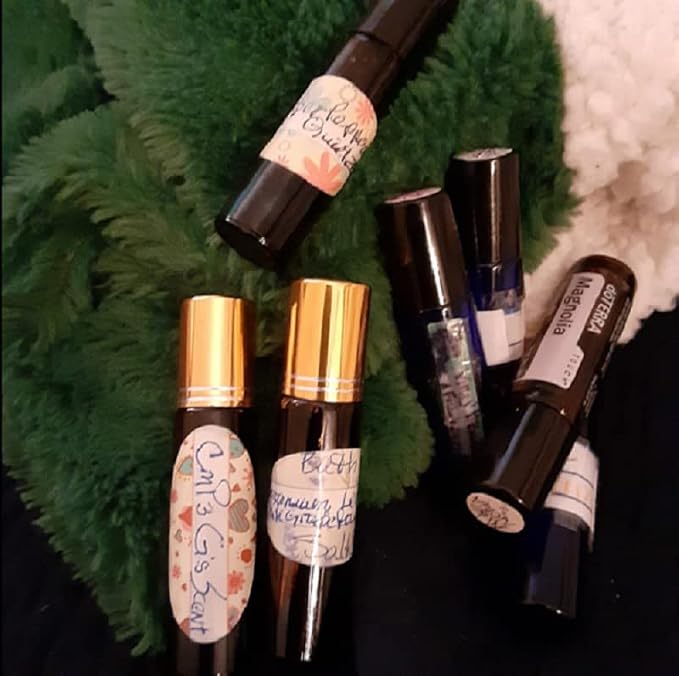 Essential Oil Labels Stickers for Bottles Round Chapstick Labels for Tubes - Image 4