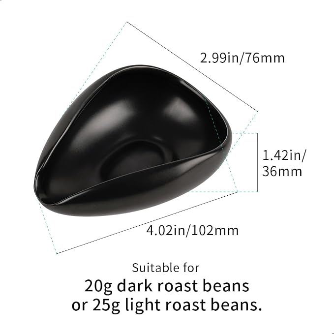 watchget Ceramic Coffee Dosing Cup & Tea Storage Tray, Single Dose Measuring - Image 2