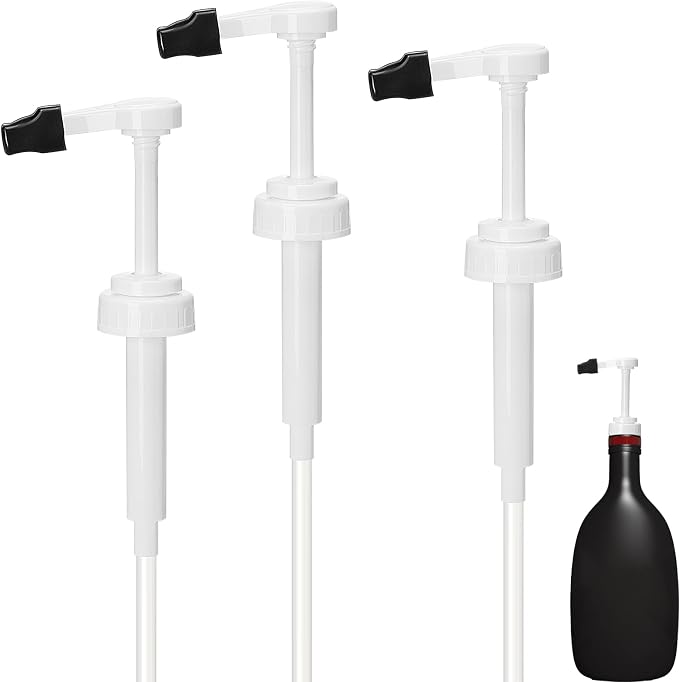 3 Pcs Coffee Syrup Pump Dispenser by Unknown