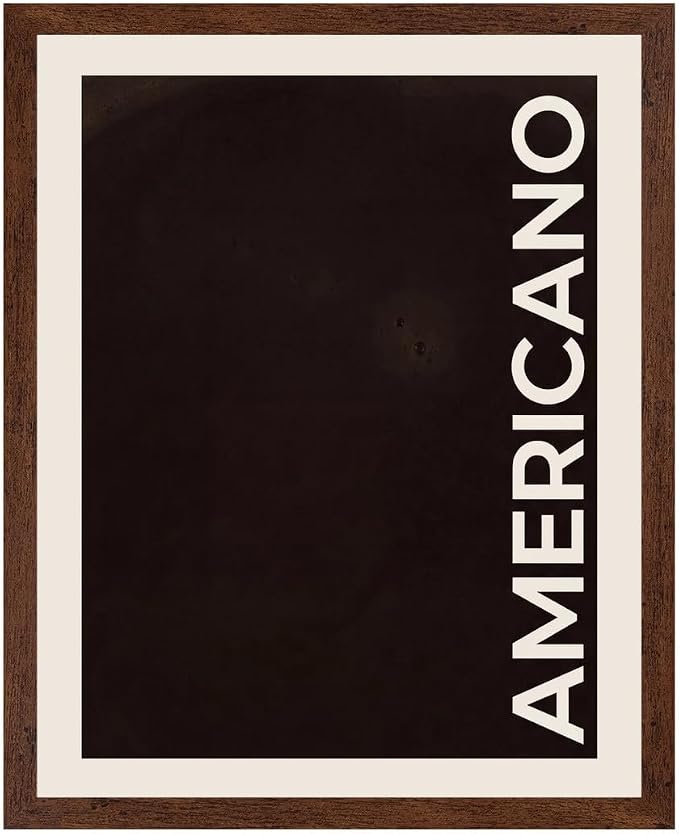 Lawrence Williams Designs Americano Coffee Poster by LawrenceWilliamsDesigns