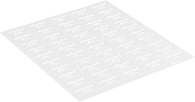 Restaurantware-1.9 x 1 Inch Antioxidant Elixir Juice Bottle Labels, 100 - Image 2