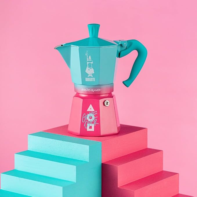 Bialetti Moka Express Squid Game©: Iconic Stovetop Espresso Maker, Moka Pot - Image 4