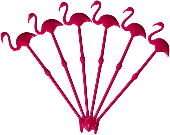 6 Pcs Cocktail Swizzle Sticks, Decorative Cocktail Stirrers - Image 8