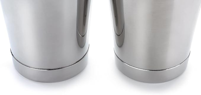 Barfly Skull Cocktail Shaker Tin Set, Stainless Steel - Image 7