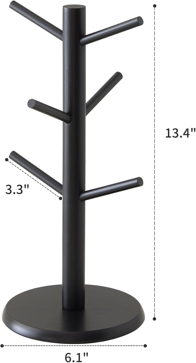 Kitsanery Mug Holder Tree, Coffee Cup Holder，Coffee Mug Tree - Image 3