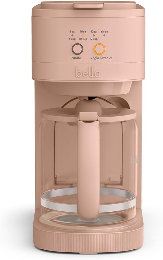BELLA VersaBrew 2-in1 Coffee Maker, K-Cup compatible, Brew 3 Sizes Carafes & by bella