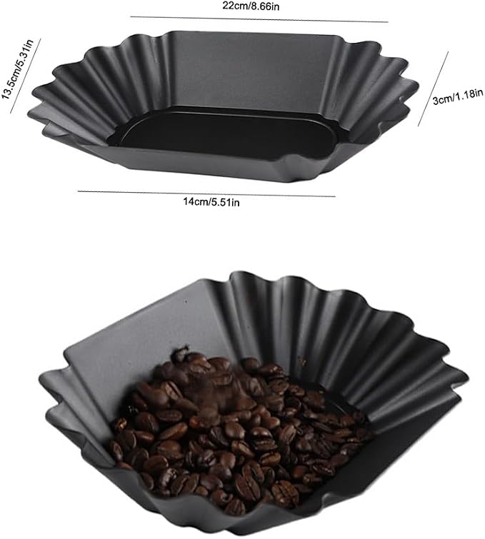 2 Pack Coffee Scale Weight Boats Coffee Bean Weighing Tray Roast Whole Beans - Image 2