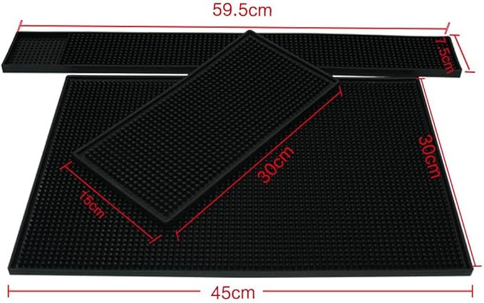 2xBar Mat Heat Resistant and Food Safe Drip Mat Spill Mats - Image 3