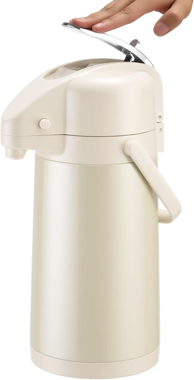 Upgraded Airpot Coffee Carafe - 84oz/2.5L Coffee Carafe by Ratrabas