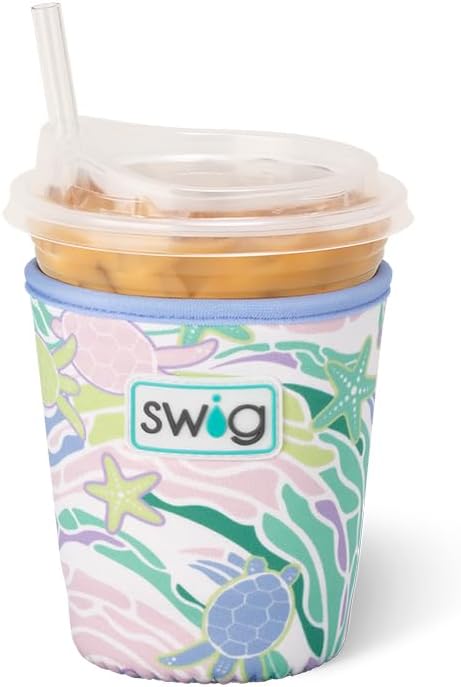 Swig Life Small Iced Cup Coolie, 16-20oz Iced Coffee Cup Insulator Sleeve by SwigLife