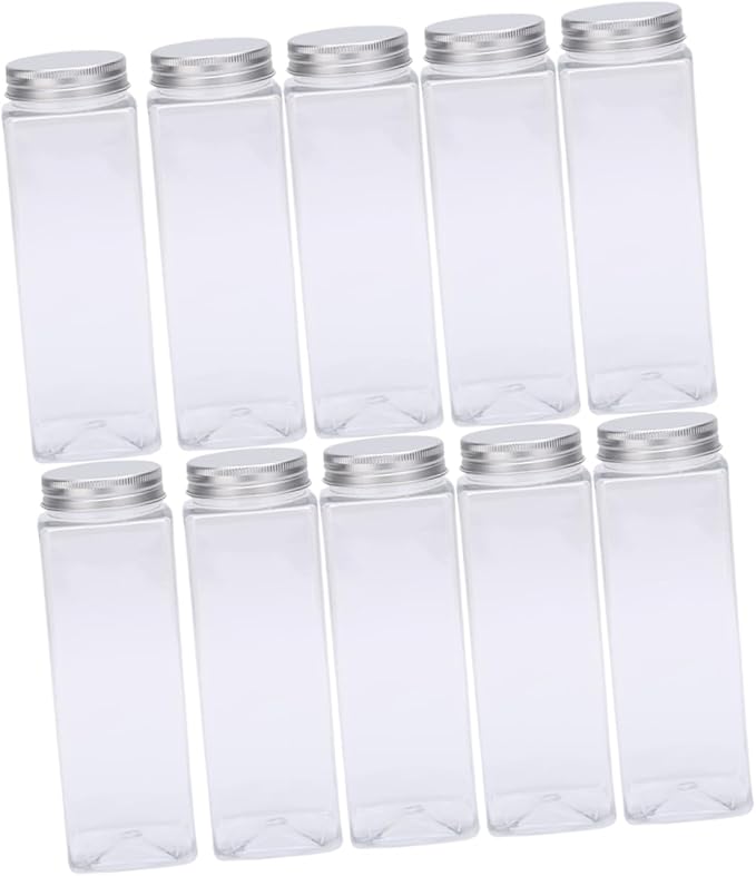 PartyKindom 10Pcs 500ml PET Plastic Drink Bottles by PartyKindom