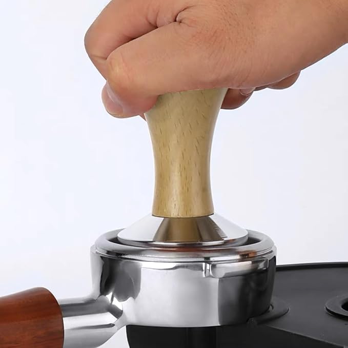 Coffee Tamper, Stainless Steel Espresso Coffee Bean Press Base Espresso Tamper - Image 5