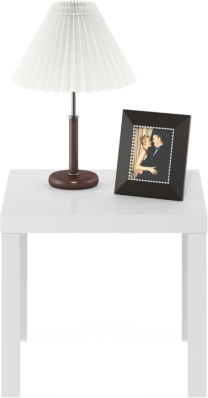 Furinno CLASSIC Side Table, Square Modern End Table - Image 4