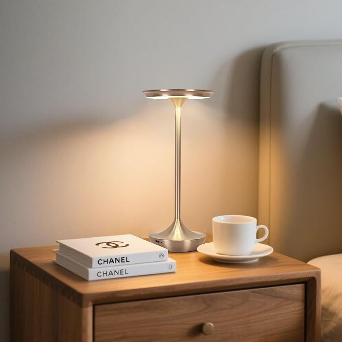Cordless Table Lamp Set of 2, Portable Rechargeable 6000mAh Outdoor LED Table - Image 7