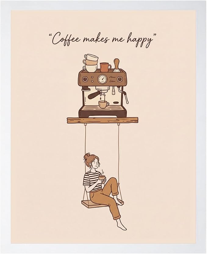 Lawrence Williams Designs Coffee Illustration Poster by LawrenceWilliamsDesigns