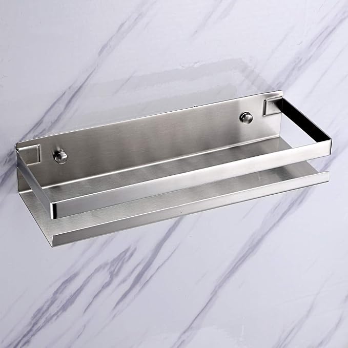 OwnMy Bathroom Shower Shelf Stainless Steel Bath Kitchen Basket Shower Caddy - Image 4