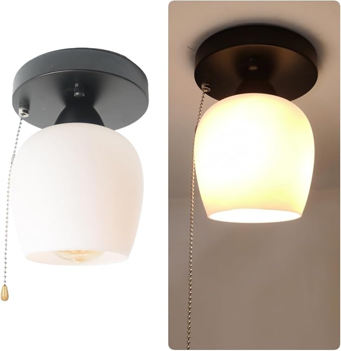 Round Pull Chain Ceiling Lighting - Image 3