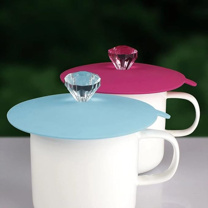 IPHOX Creative Mug Cover Anti-dust, Airtight Seal, Food Grade Silicone Hot Cup - Image 2