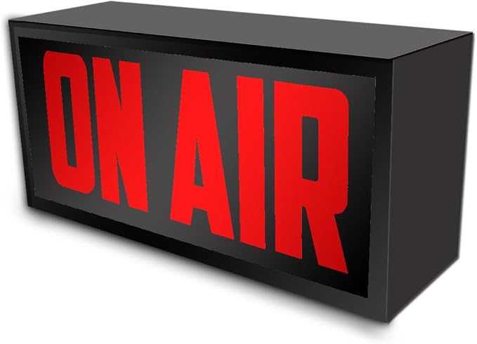 On Air Sign LED Retro Light, USB Powered Wall Mount or Desk Light Box, Youtube - Image 6