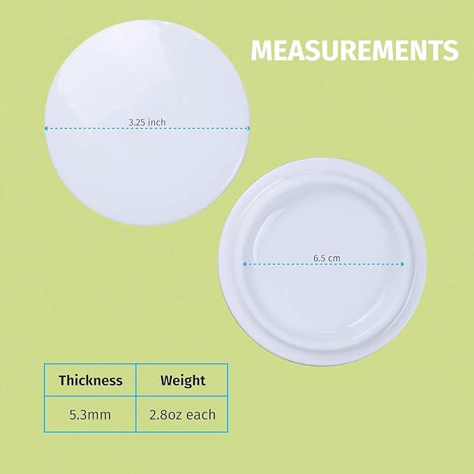 2Pcs Reusable Mug Lids for Ceramic Mugs, 11oz White Ceramic Cup Lid, Drink - Image 2
