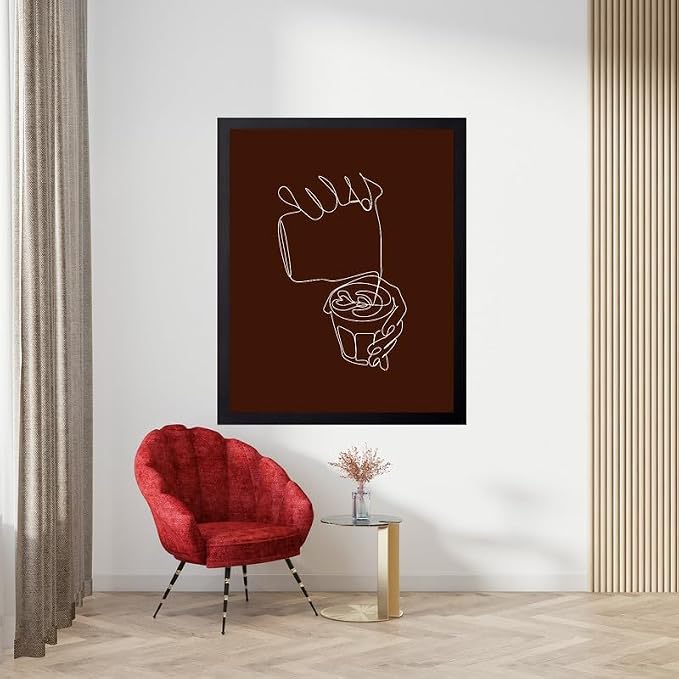 Lawrence Williams Designs Coffee Line Art Poster - Image 5