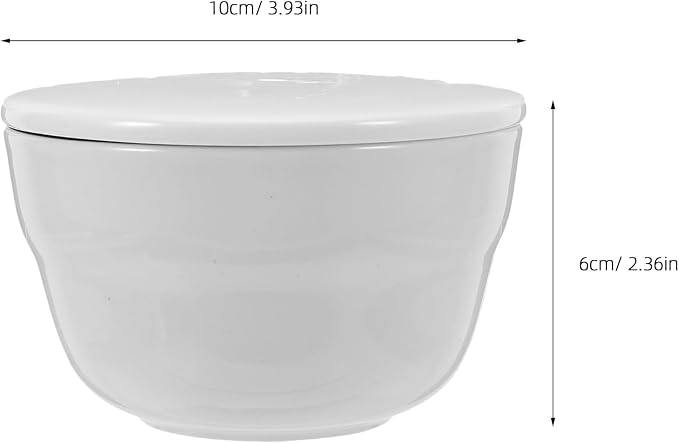 ibasenice 2 Set Ceramic Coffee Tasting Bowl, 200ml/6.8oz Small Bowls - Image 2