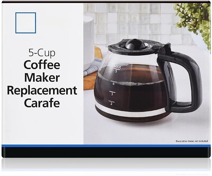 5-Cup Replacement Carafe for Coffee Makers, Plastic & Glass | Replacement Part - Image 5