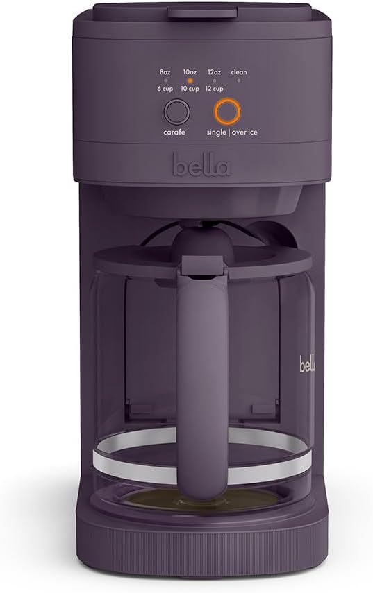 BELLA VersaBrew 2-in1 Coffee Maker, K-Cup compatible, Brew 3 Sizes Carafes & by bella