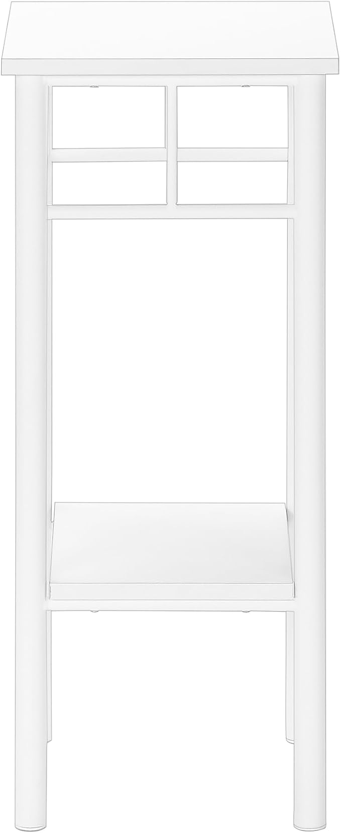 28 Inch Tall White End Table - Image 7