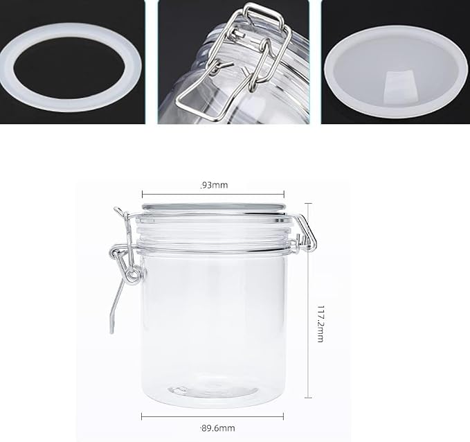 1 Pcs 500ml PET Plastic Storage Jars - Image 4