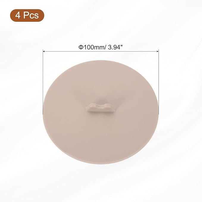 uxcell Silicone Cup Lids, Reusable Anti-Dust Tight Seal Silicone Mugs Cover - Image 2