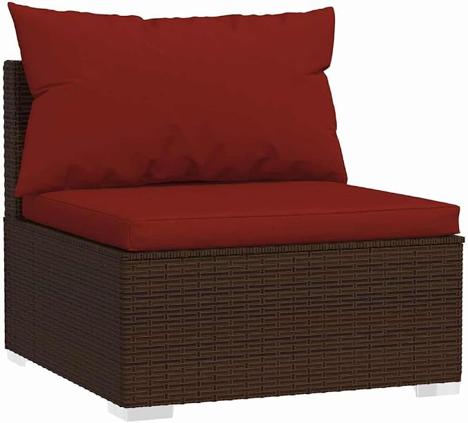 5 Piece Garden Lounge Set, Modular Patio Conversation Furniture Set - Image 3