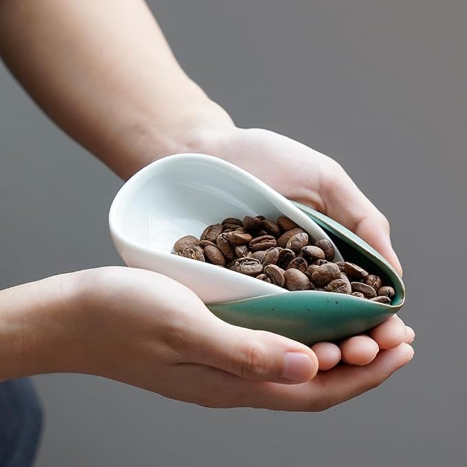 watchget Ceramic Coffee Dosing Cup & Tea Storage Tray, Single Dose Measuring - Image 7