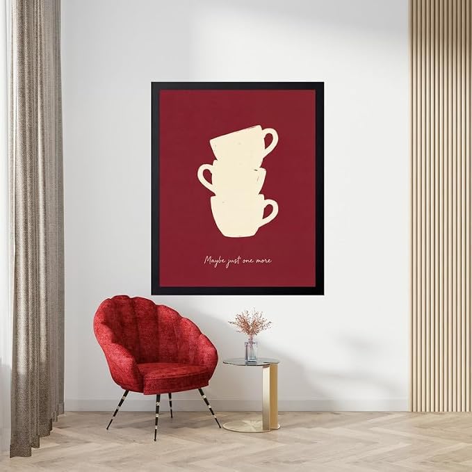 Lawrence Williams Designs Maybe Just One More Coffee Poster - Image 5