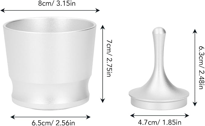 AUNMAS Coffee Dosing Ring, Aluminum Alloy Powder Receiver - Image 2