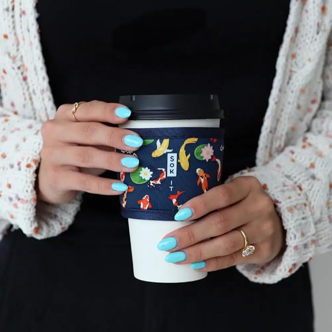 Sok It HotSok Coffee & Tea Reusable Insulated Neoprene Cup Sleeve - Image 2